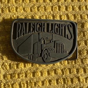 Raleigh Lights Belt Buckle Vintage ‘80’s